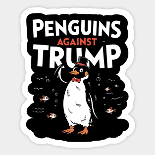 Resist-Penguin Sticker